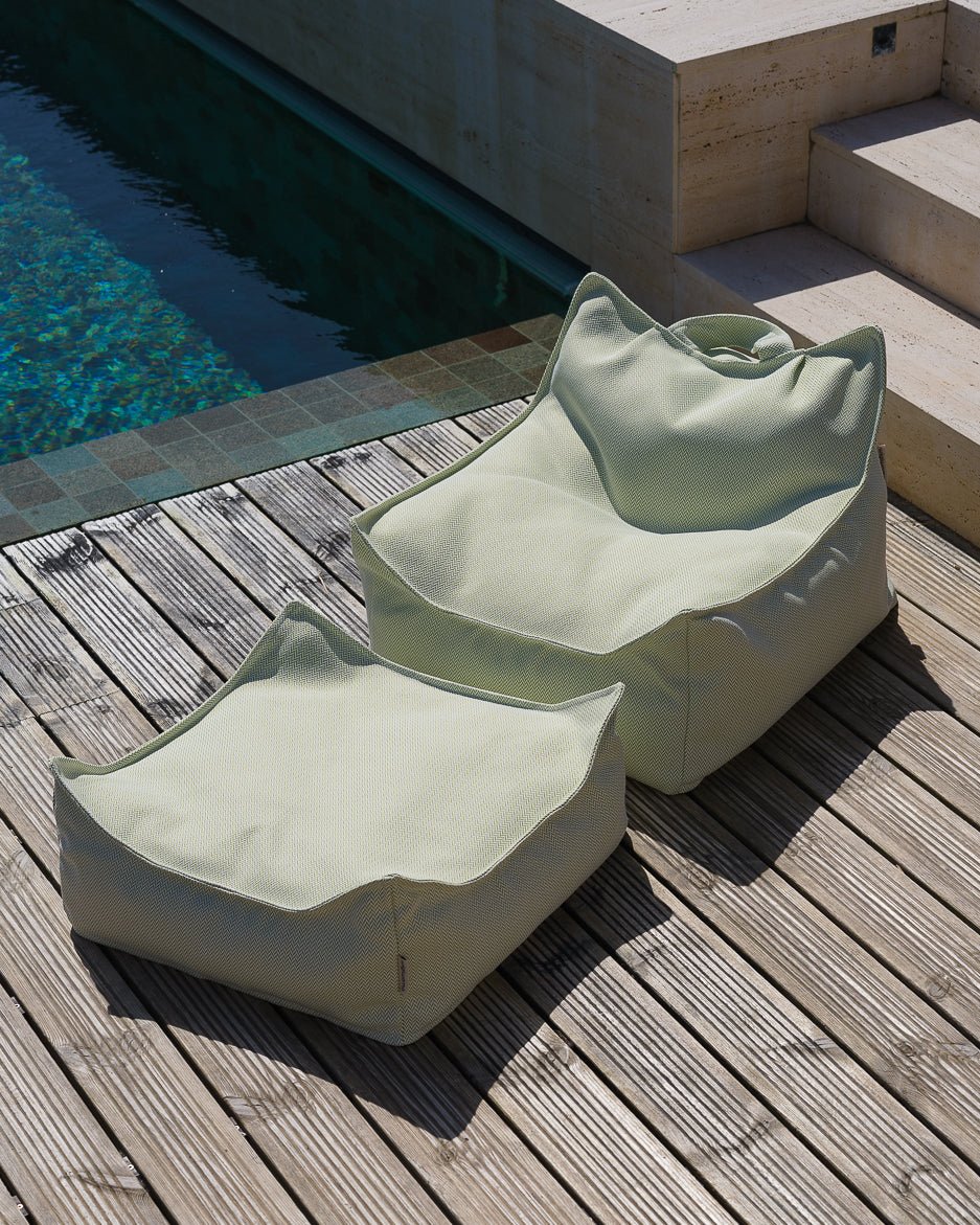 Square Ottoman Outdoor, Herba (Pre - Order) - Le Petit Marché Home Furniture