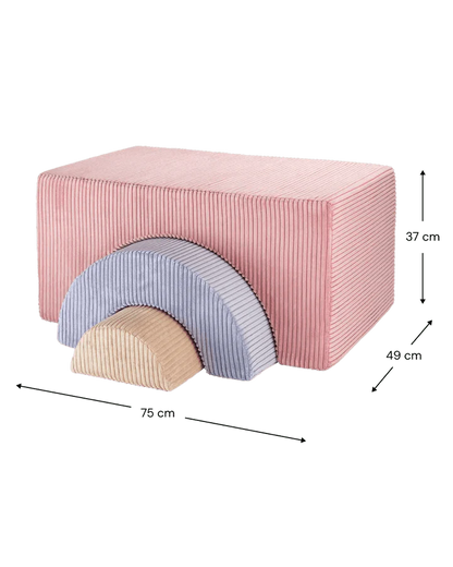 Rainbow Playset, Pink Mousse (Pre - Order) - Le Petit Marché Home Furniture