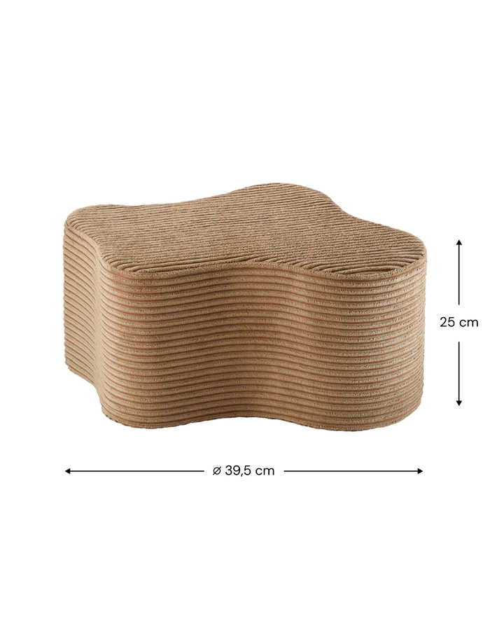 Cloud Pouffe, Toffee (Pre - Order) - Le Petit Marché Home Furniture