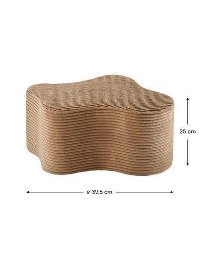 Cloud Pouffe, Toffee (Pre - Order) - Le Petit Marché Home Furniture
