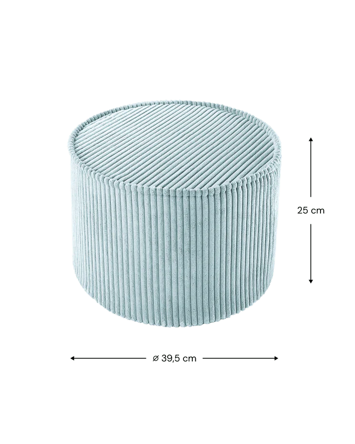 Pouffe, Peppermint Green (Pre - Order) - Le Petit Marché Home Furniture