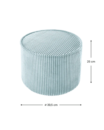 Pouffe, Peppermint Green (Pre - Order) - Le Petit Marché Home Furniture