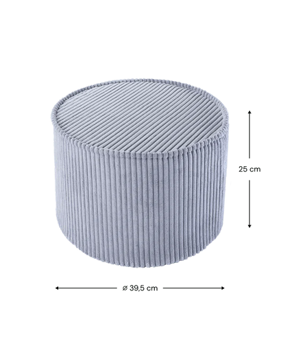 Pouffe, Blueberry Blue (Pre - Order) - Le Petit Marché Home Furniture