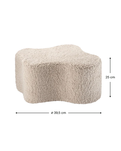 Cloud Pouffe, Biscuit (Pre - Order) - Le Petit Marché Home Furniture
