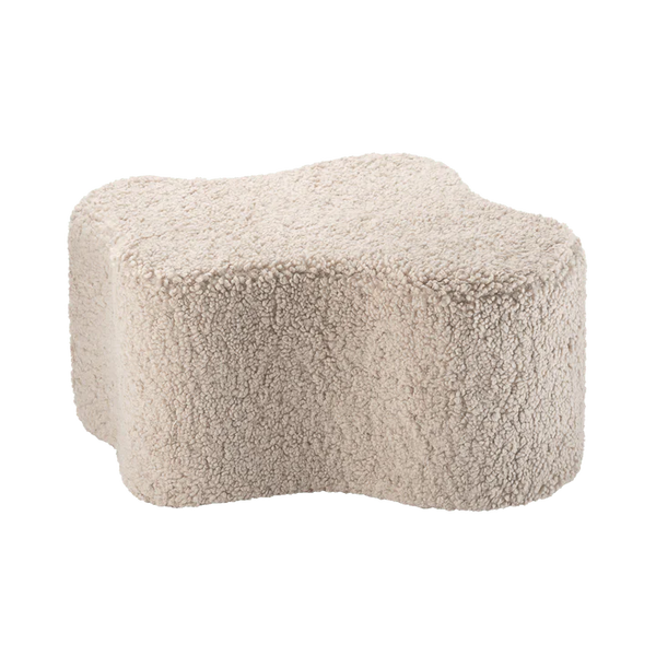 Cloud Pouffe, Biscuit (Pre - Order) - Le Petit Marché Home Furniture