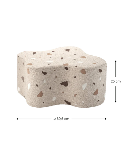 Cloud Pouffe, Terrazzo Sand (Pre - Order) - Le Petit Marché Home Furniture