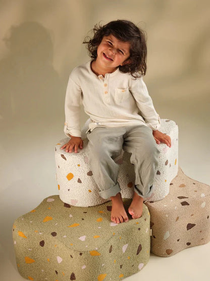 Cloud Pouffe, Terrazzo Sand (Pre - Order) - Le Petit Marché Home Furniture