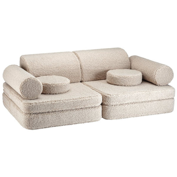 Sofa Settee, Biscuit - Le Petit Marché Home Furniture