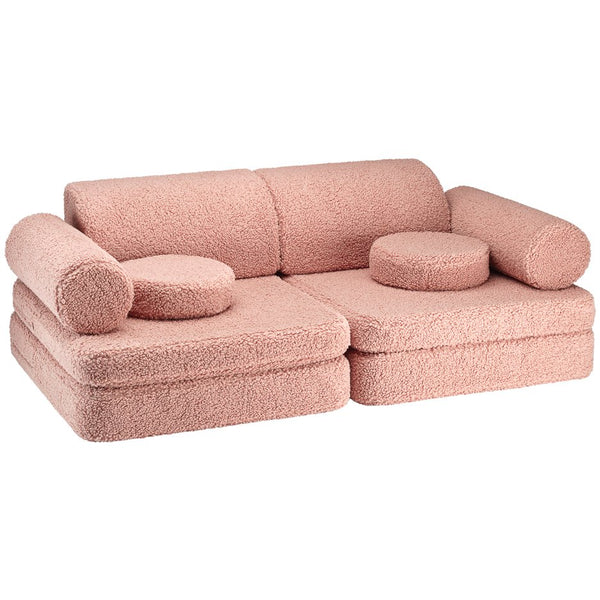 Sofa Settee, Guava (Pre - Order) - Le Petit Marché Home Furniture