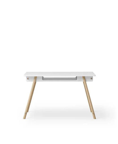 Camp junior desk, adjustable, white/oak - Le Petit Marché Home Furniture