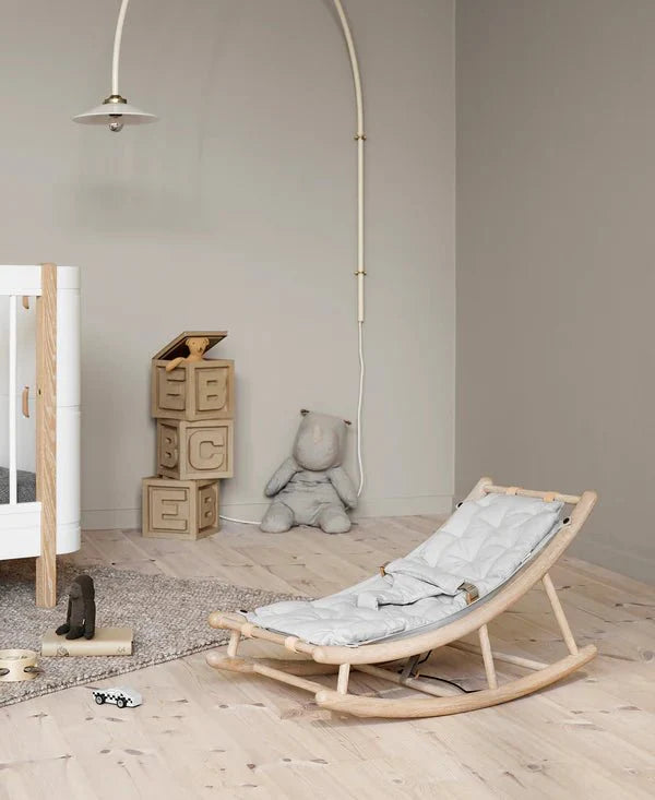 Extra Baby Cushion for Wood Baby & Toddler Rocker, Grey - Le Petit Marché Home Furniture