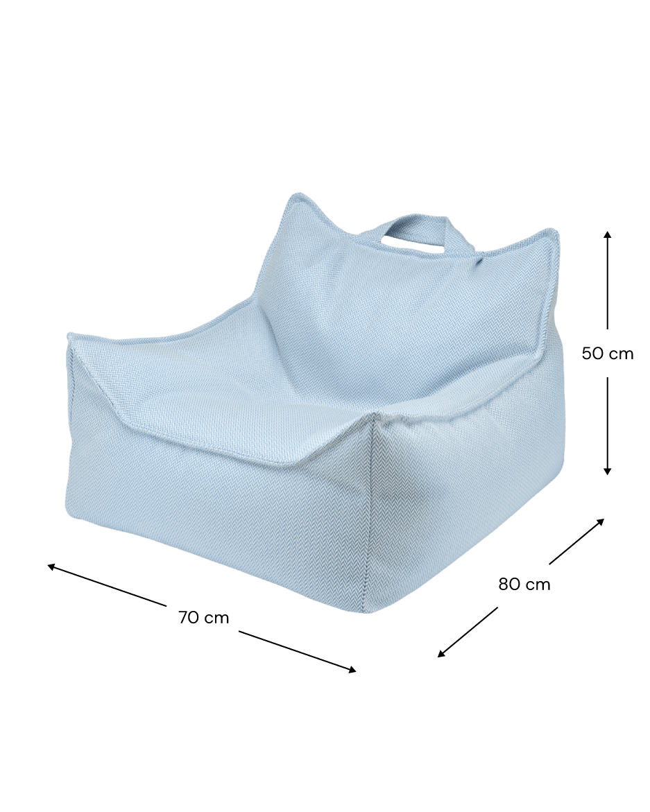 Beanbag Chair Outdoor, Azure (Pre - Order) - Le Petit Marché Home Furniture
