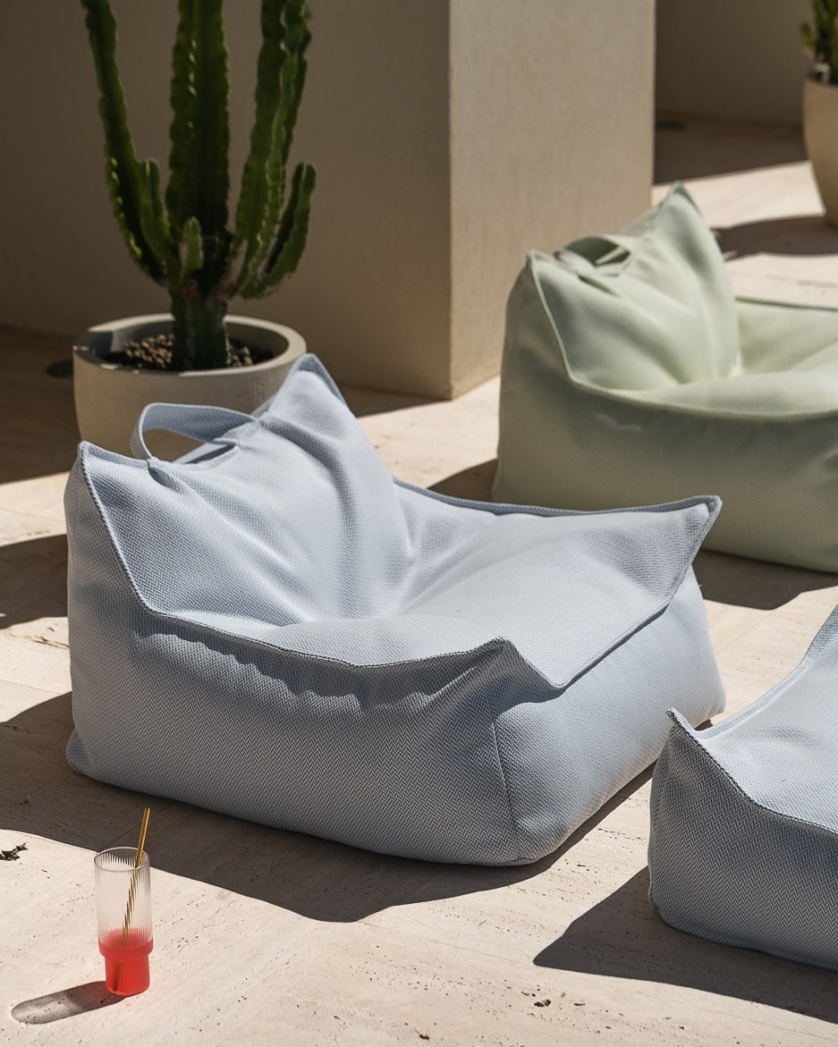 Beanbag Chair Outdoor, Azure (Pre - Order) - Le Petit Marché Home Furniture