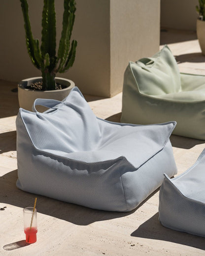 Beanbag Chair Outdoor, Azure (Pre - Order) - Le Petit Marché Home Furniture