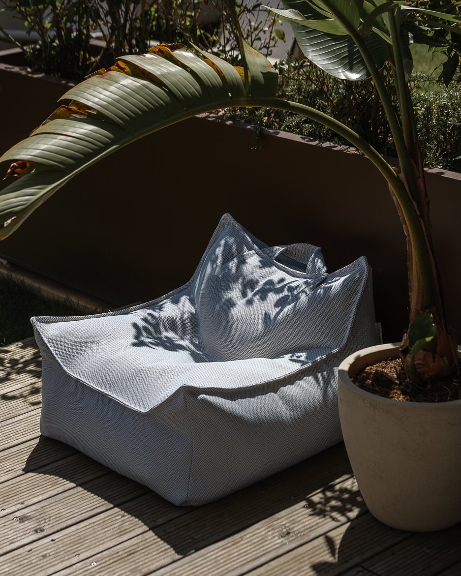 Beanbag Chair Outdoor, Azure (Pre - Order) - Le Petit Marché Home Furniture
