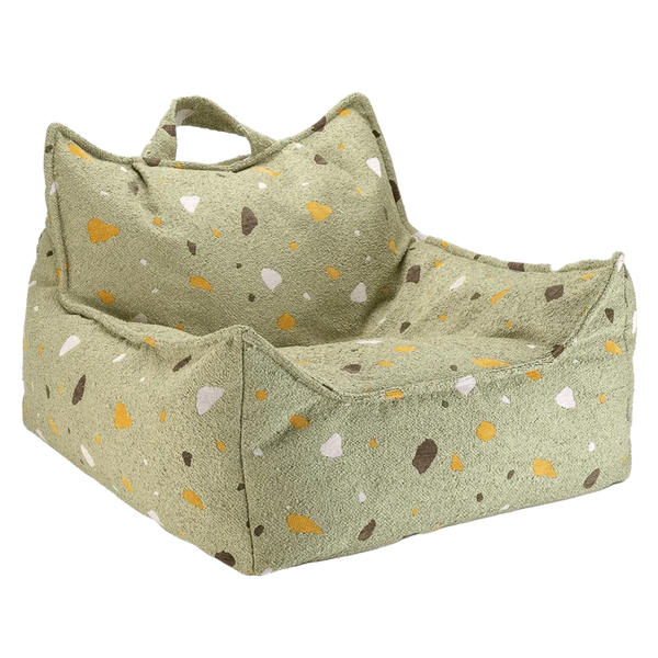 Beanbag Chair, Terrazzo Moss (Pre - Order) - Le Petit Marché Home Furniture