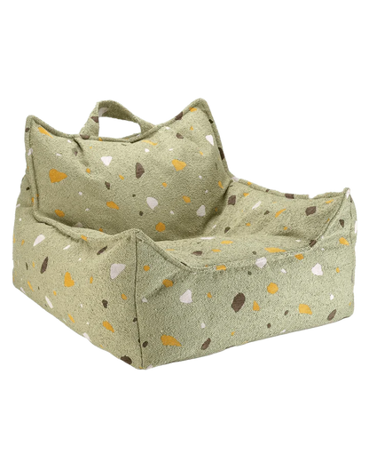 Beanbag Chair, Terrazzo Moss (Pre - Order) - Le Petit Marché Home Furniture