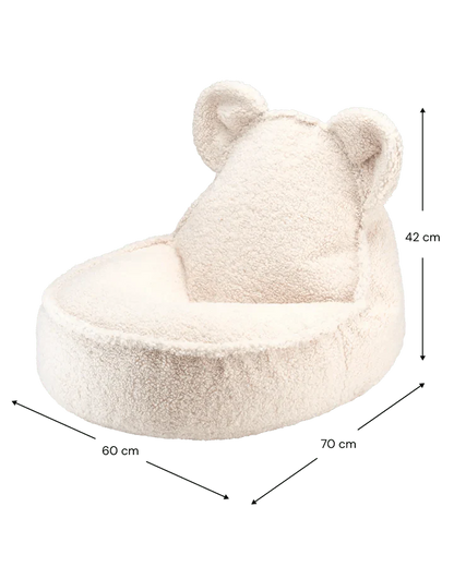 Bear Beanbag, Cream White (Pre - Order) - Le Petit Marché Home Furniture
