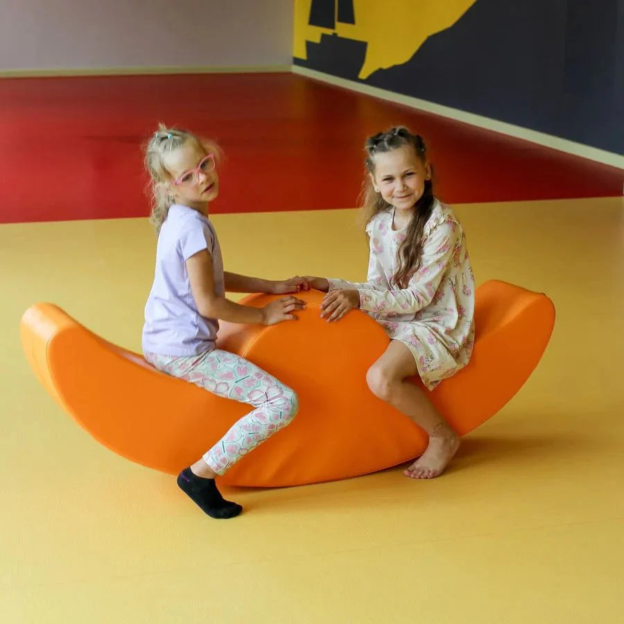 Buddy Soft Play Double Rocker, Orange (Pre - Order) - Le Petit Marché Home Furniture