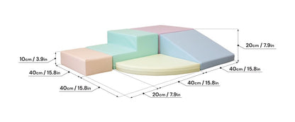 Corner Climber, Light Pastel (Pre - Order) - Le Petit Marché Home Furniture