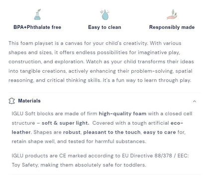 Creativity Multifunctional Foam Play Set, Light Pastel (Pre - Order) - Le Petit Marché Home Furniture