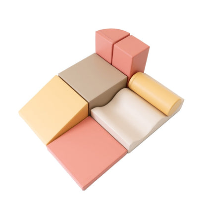 Discoverer Soft Play Activity Set, Pastel Pink (Pre - Order) - Le Petit Marché Home Furniture