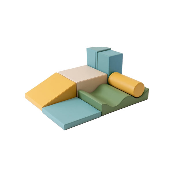 Discoverer Soft Play Activity Set, Pastel Turquoise (Pre - Order) - Le Petit Marché Home Furniture