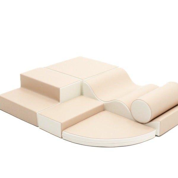 Explorer Soft Play Set, White/Beige (Pre - Order) - Le Petit Marché Home Furniture
