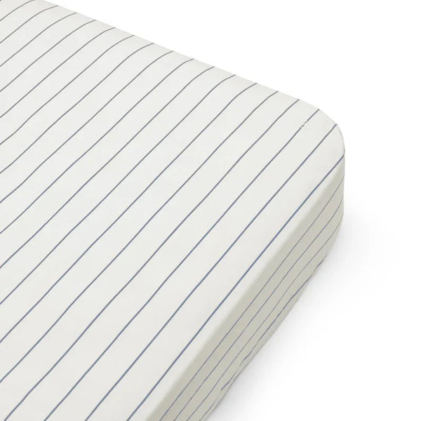Fitted Adult sheet 120x200 cm, Sail Stripes - Le Petit Marché Home Furniture