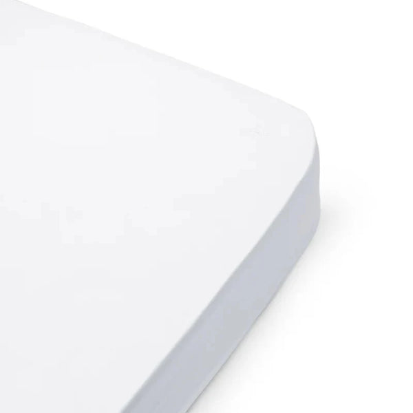 Fitted Baby Sheet 68x122 cm, Simply White - Le Petit Marché Home Furniture