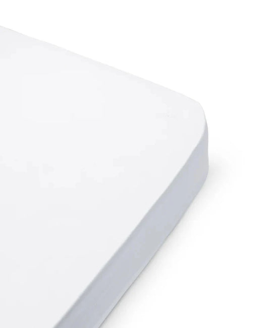 Fitted Baby Sheet 68x122 cm, Simply White - Le Petit Marché Home Furniture