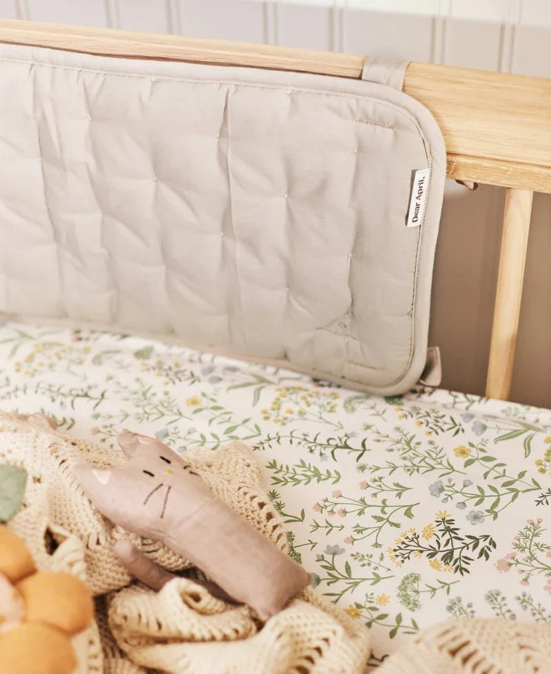 Fitted Baby Sheet 68x122 cm, Summer Flowers - Le Petit Marché Home Furniture