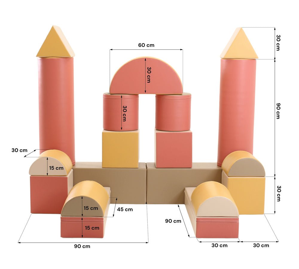Fortress Soft Play Party Set, Pastel Pink (Pre - Order) - LPM Home