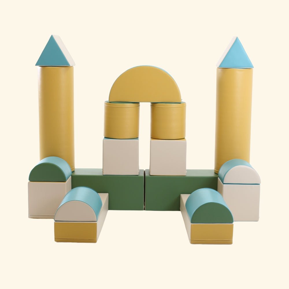 Fortress Soft Play Party Set, Pastel Turquoise (Pre - Order) - Le Petit Marché Home Furniture