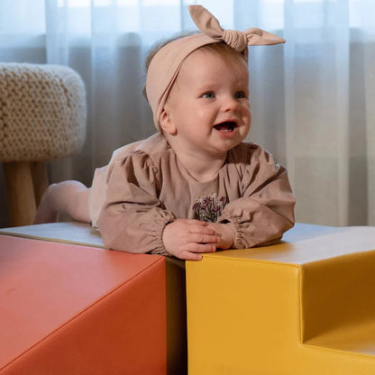 Mini Corner Climber, Pastel Pink (Pre - Order) - Le Petit Marché Home Furniture