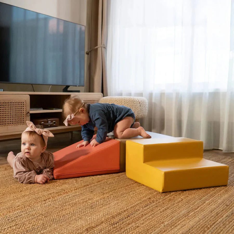 Mini Corner Climber, Pastel Pink (Pre - Order) - Le Petit Marché Home Furniture