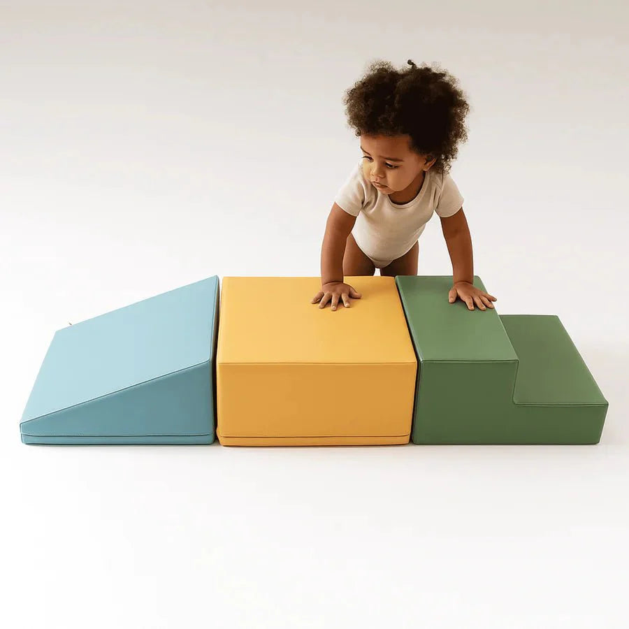 Mini Corner Climber, Pastel Turquoise (Pre - Order) - Le Petit Marché Home Furniture