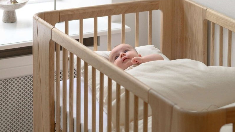 Nature Baby Bed, Oak - Le Petit Marché Home Furniture