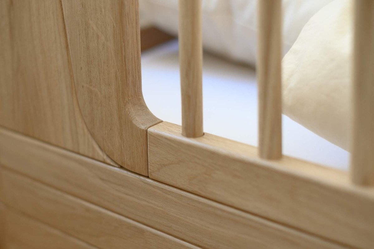 Nature Baby Bed, Oak - Le Petit Marché Home Furniture