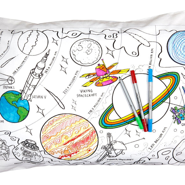 Pillowcase, Space Explorer - Le Petit Marché Home Furniture