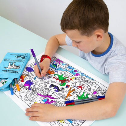Placemat To Go, Dinosaur - Le Petit Marché Home Furniture