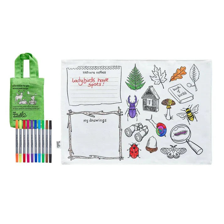 Placemat to Go, Woodland - Le Petit Marché Home Furniture