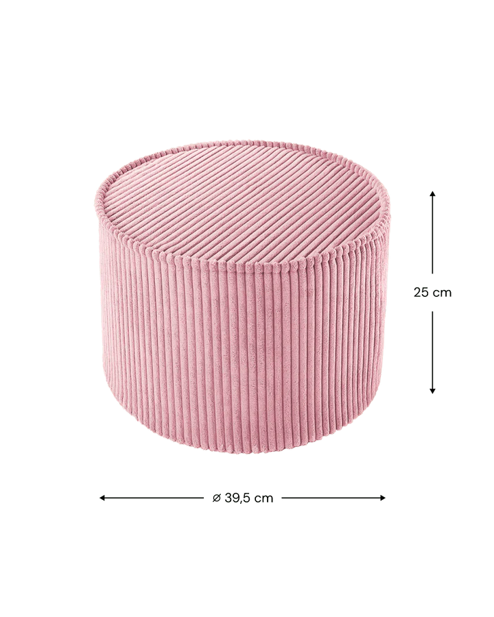 Pouffe, Pink Mousse (Pre - Order) - Le Petit Marché Home Furniture