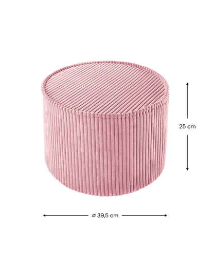 Pouffe, Pink Mousse (Pre - Order) - Le Petit Marché Home Furniture