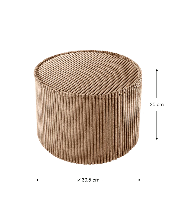 Pouffe, Toffee (Pre - Order) - Le Petit Marché Home Furniture