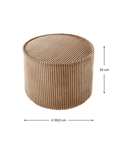 Pouffe, Toffee (Pre - Order) - Le Petit Marché Home Furniture
