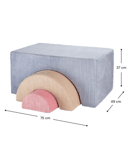 Rainbow Playset, Blueberry Blue - Le Petit Marché Home Furniture