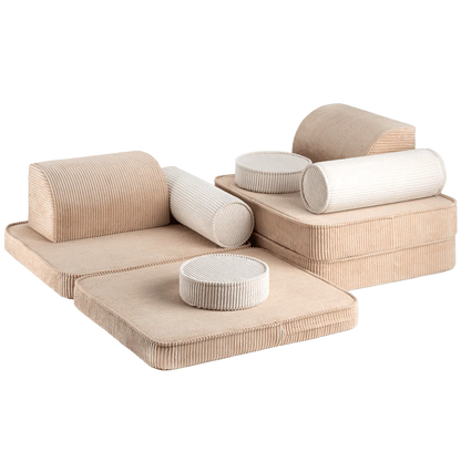 Settee Sofa, Brown Sugar (Pre - Order) - Le Petit Marché Home Furniture