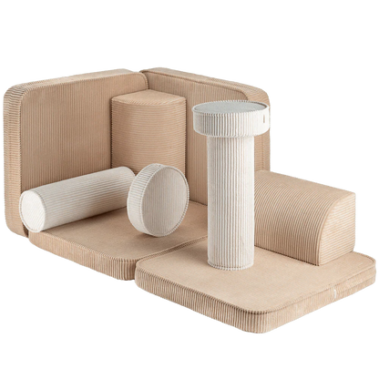 Settee Sofa, Brown Sugar (Pre - Order) - Le Petit Marché Home Furniture