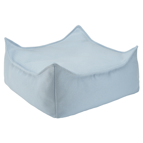 Square Ottoman Outdoor, Azure (Pre - Order) - Le Petit Marché Home Furniture